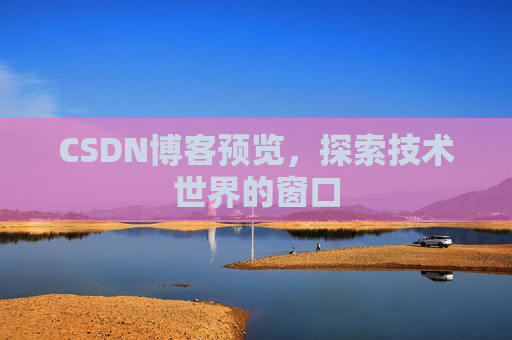 CSDN博客预览，探索技术世界的窗口